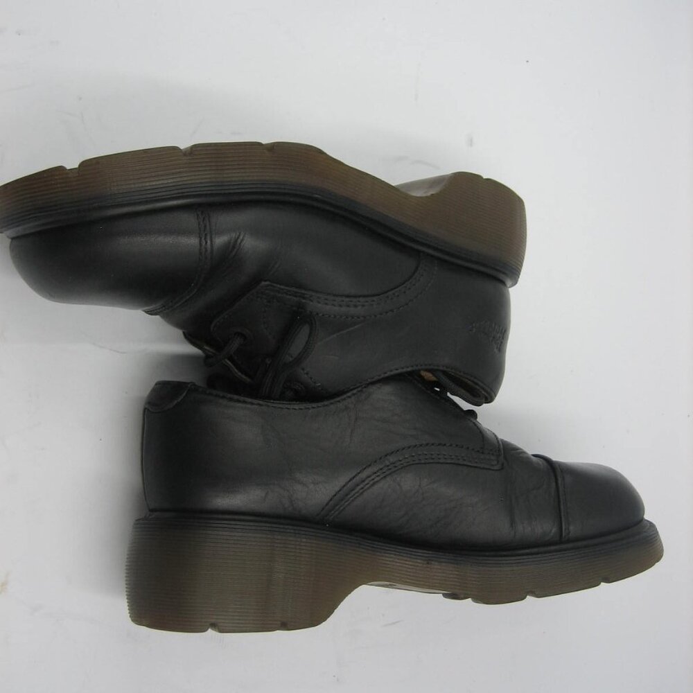 Dr. Martens Vintage Black Leather  Derby Oxford 8309 England Women’s UK 6  US 8 - Picture 9 of 13
